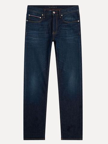 Férfi Tommy Hilfiger Big and tall regular fit dark wash Farmer Nadrág Kék | HU 1141HAP